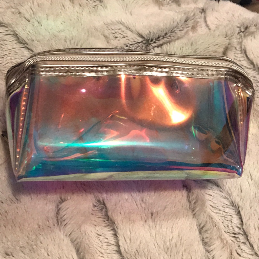 Iridescent Makeup Bag